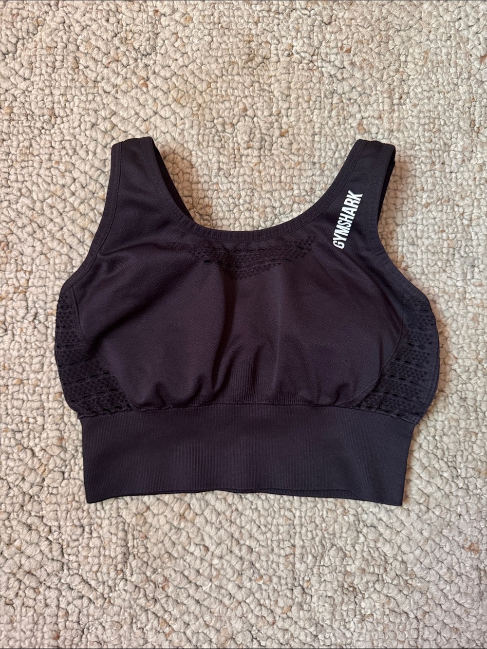 Gymshark Energy Black Seamless  Sports Bra